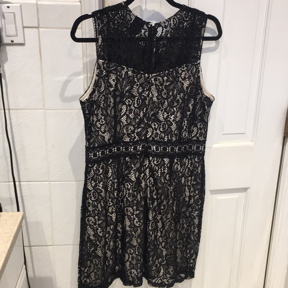 Beauty & The Beast Disney Black lace & cream underlay dress XL (Juniors sizing) - Picture 5 of 5